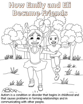 Emily and Eli Coloring Page by Promote Inclusion | TpT