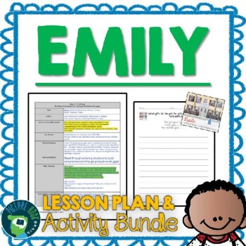 Preview of Emily by Michael Bedard Lesson Plan and Google Activities