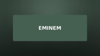 Preview of Eminem's Music Career