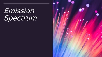 Preview of Emission Spectrum PowerPoint (line-emission spectrum)