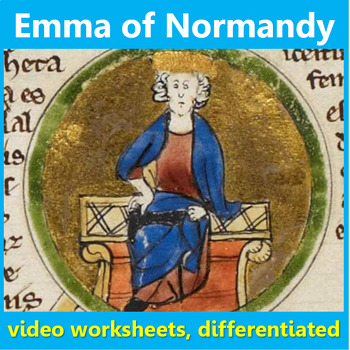 Preview of Emma of Normandy: video questions, differentiated