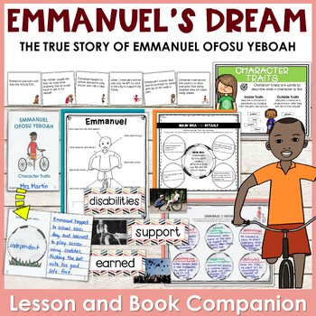 Preview of Emmanuel's Dream Lesson Plan and Book Companion