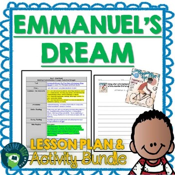 Preview of Emmanuel's Dream by Laurie Ann Thompson Lesson Plan and Activities