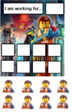 Emmet Lego Token Board