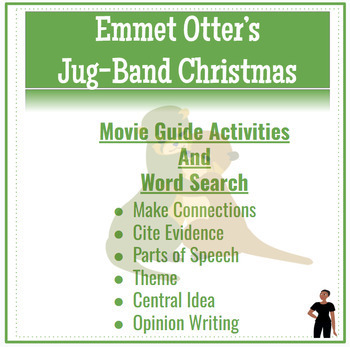 Preview of Emmet Otter's Jug-Band Christmas Movie Guide and Word Search - Christmas
