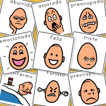 Emociones y sentimientos - Boardmaker SPANISH Visual Aids for Autism SPED