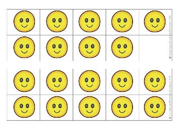 Emoji 10 and 20 frames by Teaching and Learning Adventures | TPT