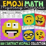 Emoji Adding and Subtracting Decimals Mystery Pictures