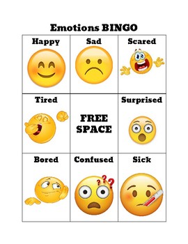 Emoji bingo games