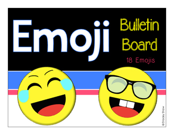 Preview of Emoji - Back to School - Bulletin Board