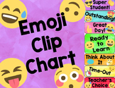 Emoji Behavior Clip Chart Classroom Management