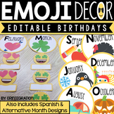 Emoji Birthday Display - Editable