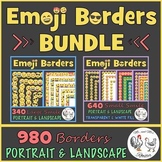 Emoji Borders and Frames BUNDLE - 980 Smile Borders | Port
