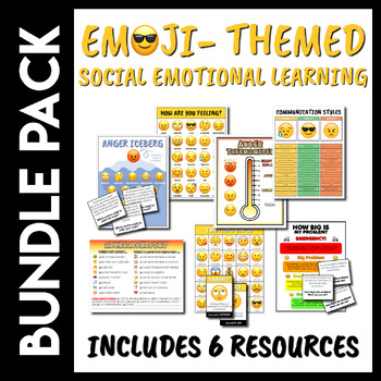 Preview of Emoji Bundle Pack For Social-Emotional Learning