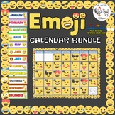Emoji Calendar {Calendar, Months, Days, Etc.} Emoji Theme Decor
