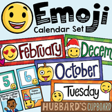 Emoji Theme Calendar Set - Calendar Numbers with Holidays