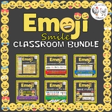 Emoji Classroom Bundle - Calendar, Name Plates, Hundreds, 