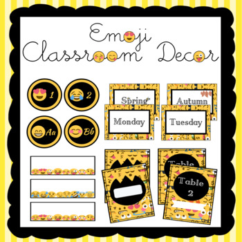 Emoji Classroom Decorations