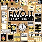 Classroom Decor Emoji MEGA Bundle: Editable