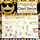 Emoji Classroom Decor Calendar Set
