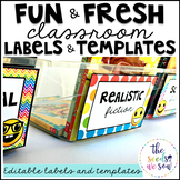 Emoji Classroom Decor: Editable Labels and Templates