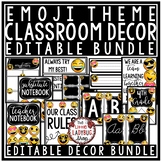 Emoji Theme Classroom Decor Newsletter Template Editable, 