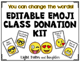 Emoji Classroom Donation Kit - Editable