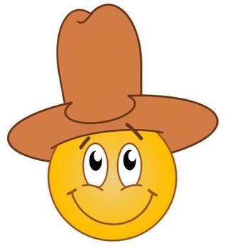Emoji Clip Art Smiley Cowboys by Jacob Lightbody | TpT