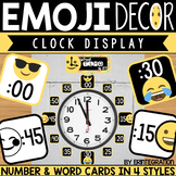 Emoji Clock Display Classroom Decor