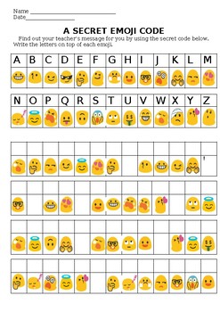 Emoji Code for Young Learners by Zarina Kriventseva | TPT