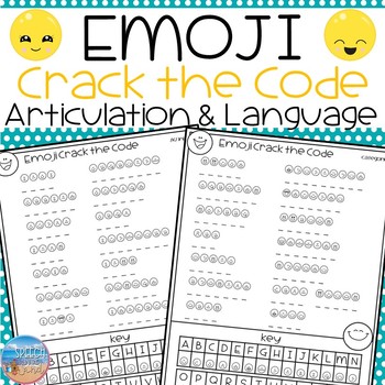 Secret Emoji Code Worksheets Teaching Resources Tpt