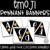 Emoji Decor Pennant Banner Letters
