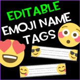 Emoji Name Tags Editable