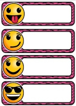 Emoji Editable Name Tags AND 3 Back to School Banners!  TpT