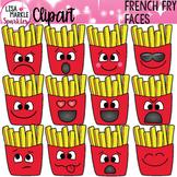 French Fry Emoji Emotions Clipart