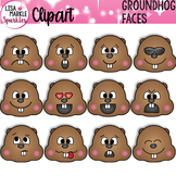Groundhog Emoji Emotions Clipart