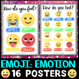 Emoji Emotion Posters - 16 Versions