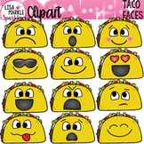 Taco Emoji Emotions Clipart