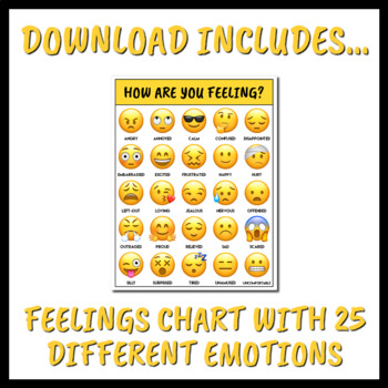 Free Feelings Chart