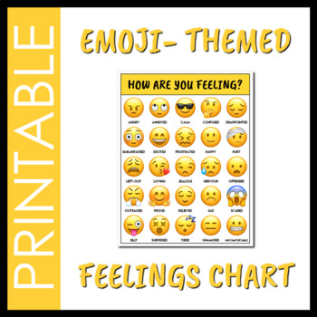 Preview of Emoji Feelings Chart
