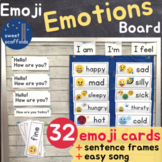 Emoji Emotions Feelings Cards: Bulletin Board/Word Wall fo