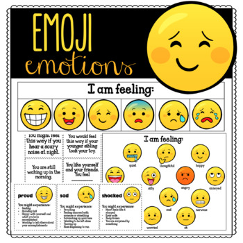 Self Regulation: Emoji Emotions Kit by Teach Tall | TpT