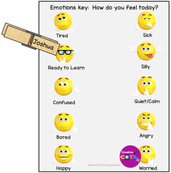 emoji emotions matching worksheets by creativecota llc tpt