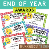 Emoji End of the Year Awards Certificates - Auto-fill Clas