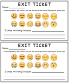 Emoji Exit Ticket