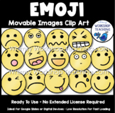 Emoji Faces Emotions Digital Movable Clip Art Whimsy Works