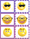 Emoji Feelings matching cards