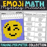 Emoji Finding Perimeter Math Mystery Pictures