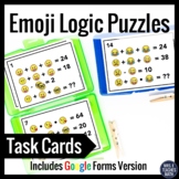 Emoji Logic Puzzles for Back to School or Sub Plans