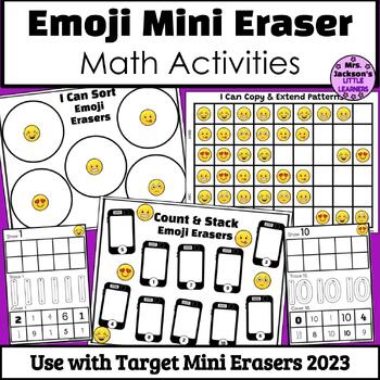 Christmas Mini Eraser Math Activities - Differentiated Kindergarten